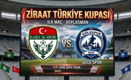 Kars 36 Spor’un Ziraat Türkiye Kupası’ndaki Rakibi Göle Spor Oldu