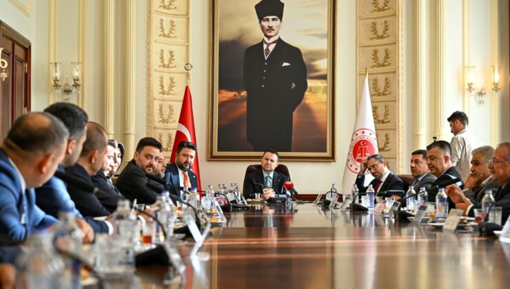 Adalet Bakanı Akın Gürlek Nevşehir Heyetini Kabul Etti