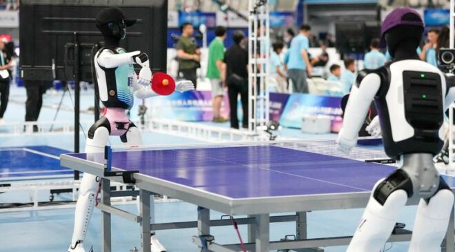 Pekin’de Dünya İnsansı Robot Oyunları Heyecanı Başladı