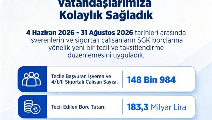 Bakan Işıkhan: SGK Prim Borçlarına Kolaylık Sağladık